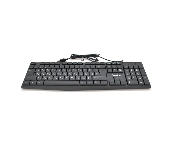 Клавиатура Merlion KB-ALFA USB с кабелем 135 см Black (KB-ALFA)