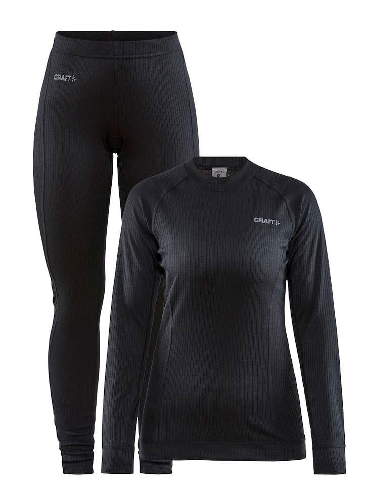 Жіночий комплект термобілизни CRAFT Core Dry Baselayer Set 1909706-999000 S Black - фото 1