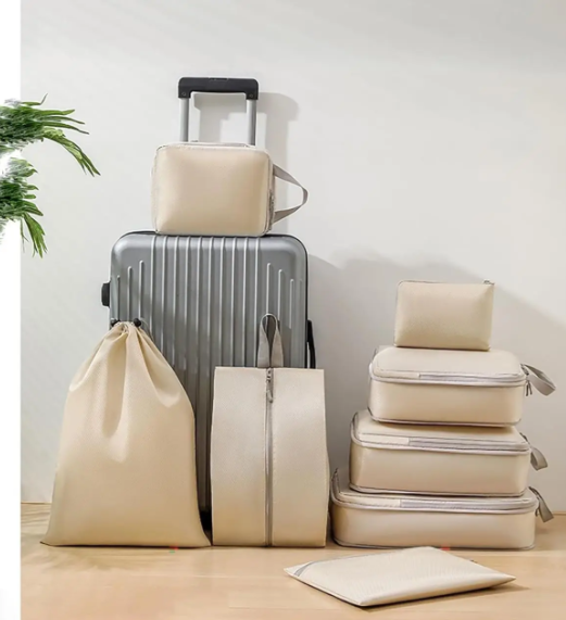 Набір органайзерів для подорожей Monochrome тип 1 9 елементів Блакитний (КДО-42-14) - фото 2 Набір органайзерів для подорожей Monochrome тип 1 9 елементів Блакитний (КДО-42-14) - фото 2