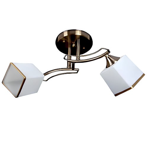 Люстра Svet на два плафона под лампы Е27 Белый (SR-A3054/2 AB)