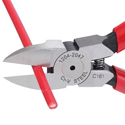 Кусачки-бокорезы Tajima Premium CrV для пластика плоские губки 125 мм (1204-2046) - фото 4