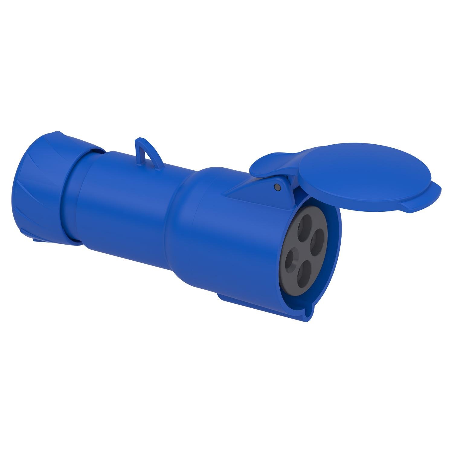 Силовая розетка Schneider Electric PratiKa 3P+E 32А 250 В переносная IP44 Синий (PKY32M424) Силовая розетка Schneider Electric PratiKa 3P+E 32А 250 В переносная IP44 Синий (PKY32M424)