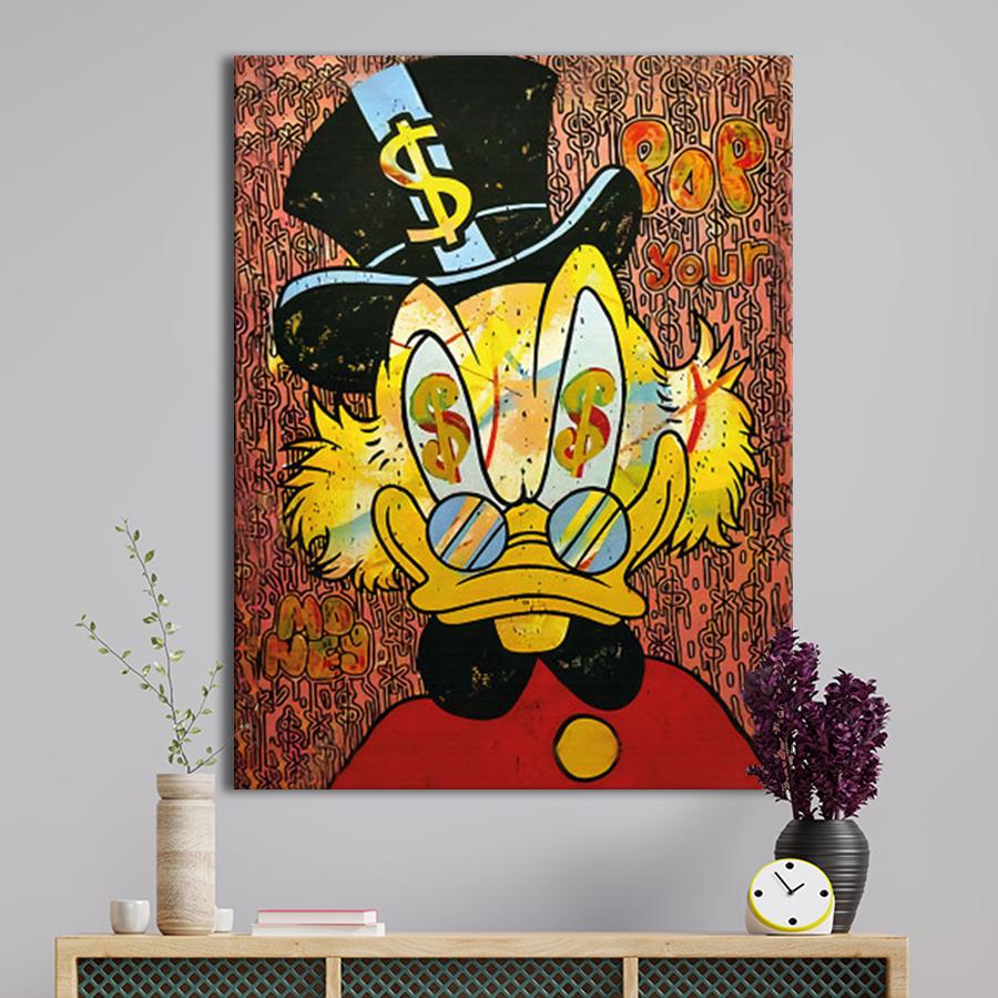 Картина для интерьера Скрудж Макдак 80x60 см (P0449)