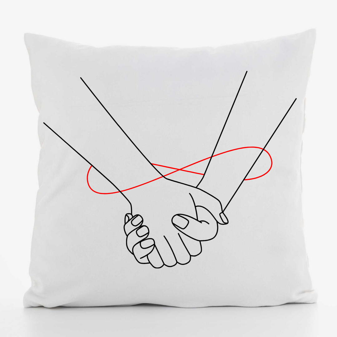 Подушка декоративна з принтом Руки габардин 30х30 см (1238) Подушка декоративна з принтом Руки габардин 30х30 см (1238)