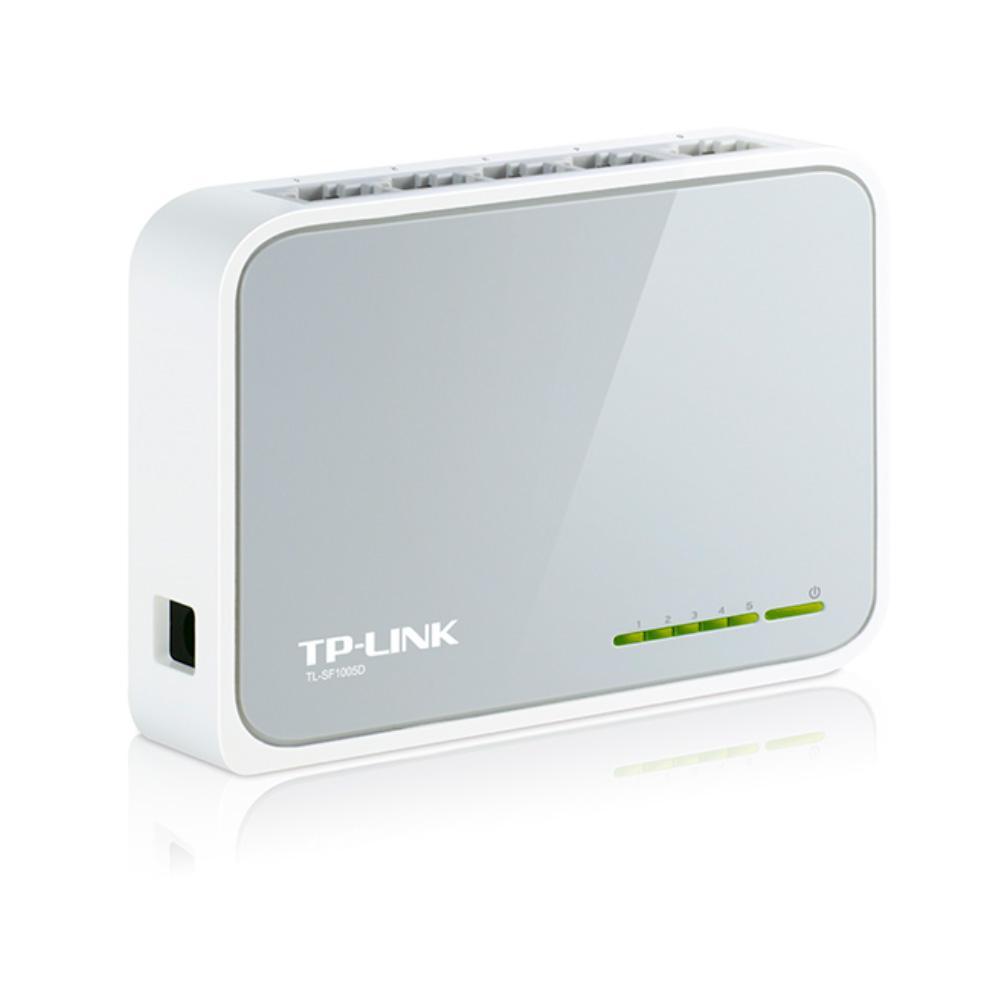 Комутатор Desktop Switch TP-Link TL-SF1005D 5 портів 10/100 Мбіт/с Fast Ethernet White (150112) - фото 3