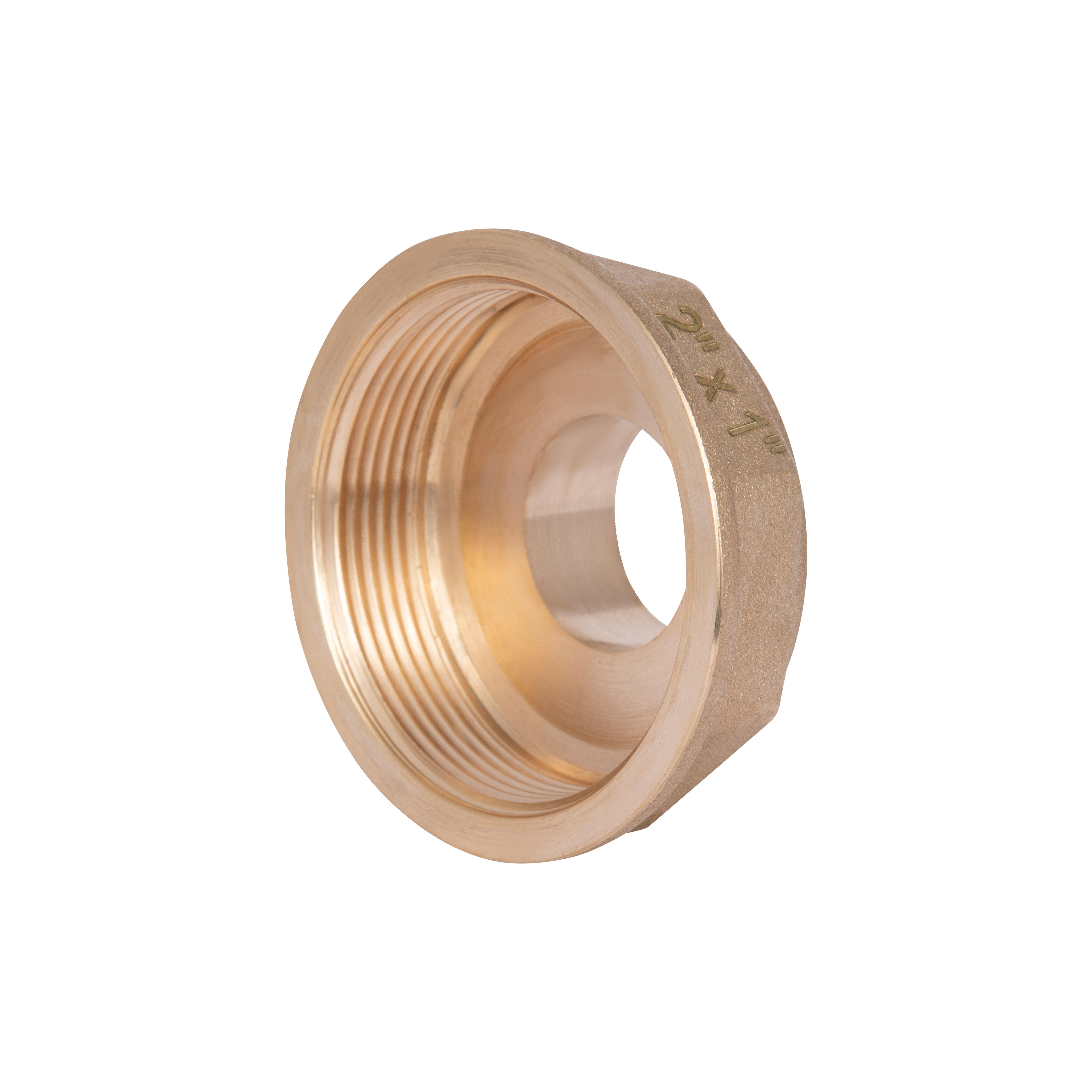 Переходник латунный Thermo Alliance Standart 2" В х 1"С Желтый (SD4095025)