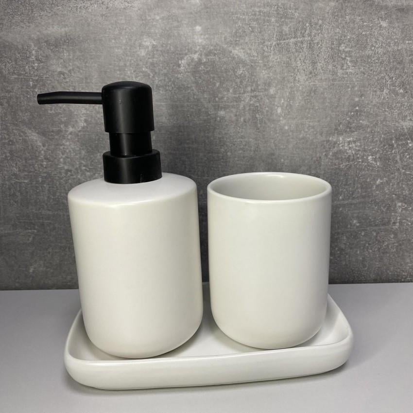 Набір для ванної кімнати Bona Di 851-327 дозатор для мила/склянка для зубних щіток/мильниця 3 пр. (1921143545) - фото 6 Набір для ванної кімнати Bona Di 851-327 дозатор для мила/склянка для зубних щіток/мильниця 3 пр. (1921143545) - фото 6