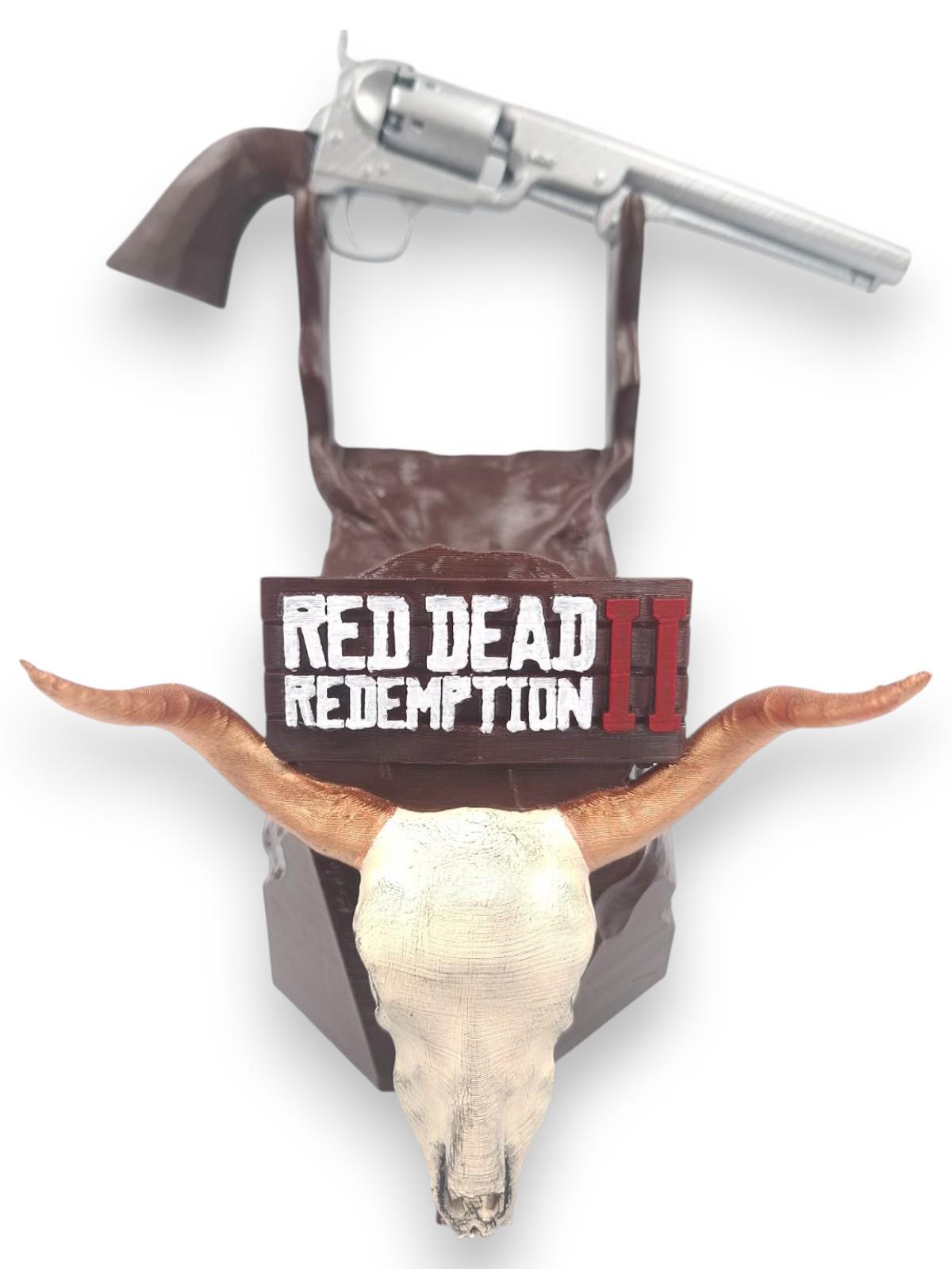 Держатель для геймпада DualShock 4 и DualSense Red Dead Redemption 2 (0225)
