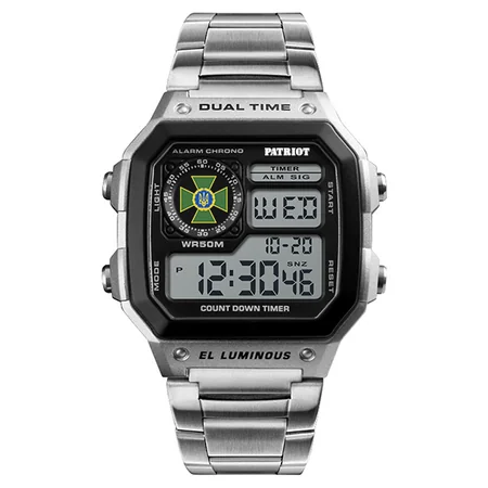 Наручные часы Patriot 011BKDPS ДПС с коробкой Серебряный