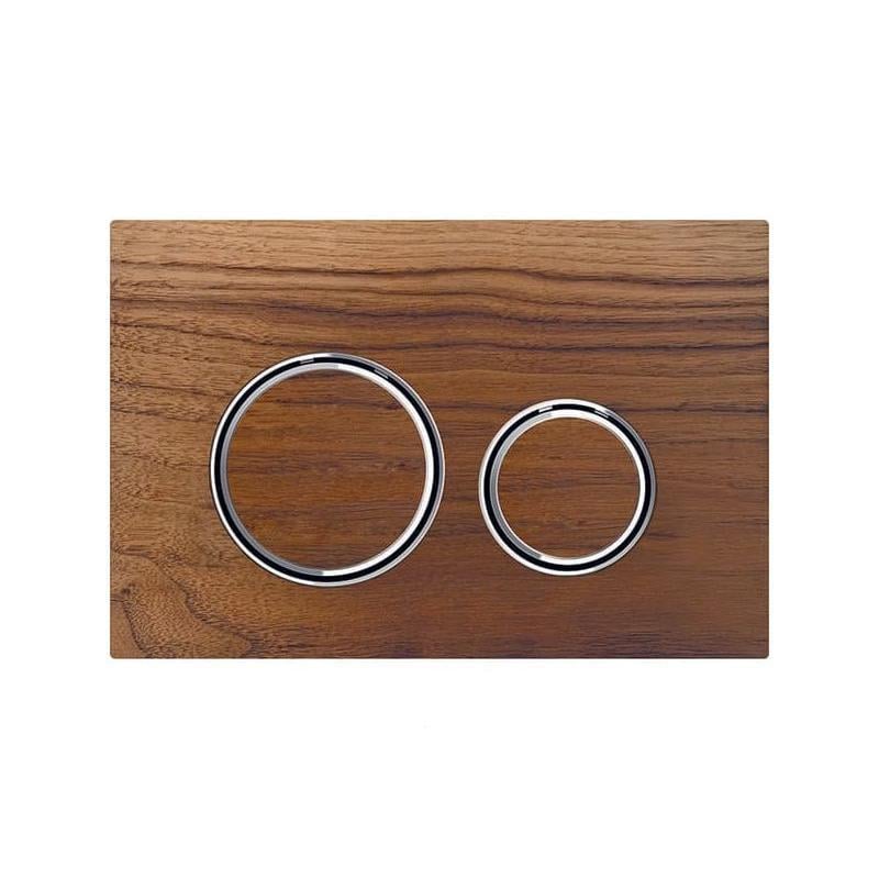 Кнопка смыва Geberit Sigma21 Черный орех/Хром (115.884.JX.1)