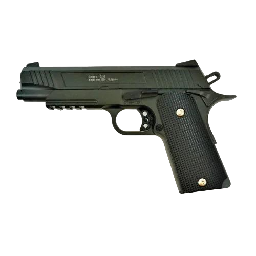 Пистолет страйкбольный Galaxy G38 Colt металлический пружинный Черный (12360743)