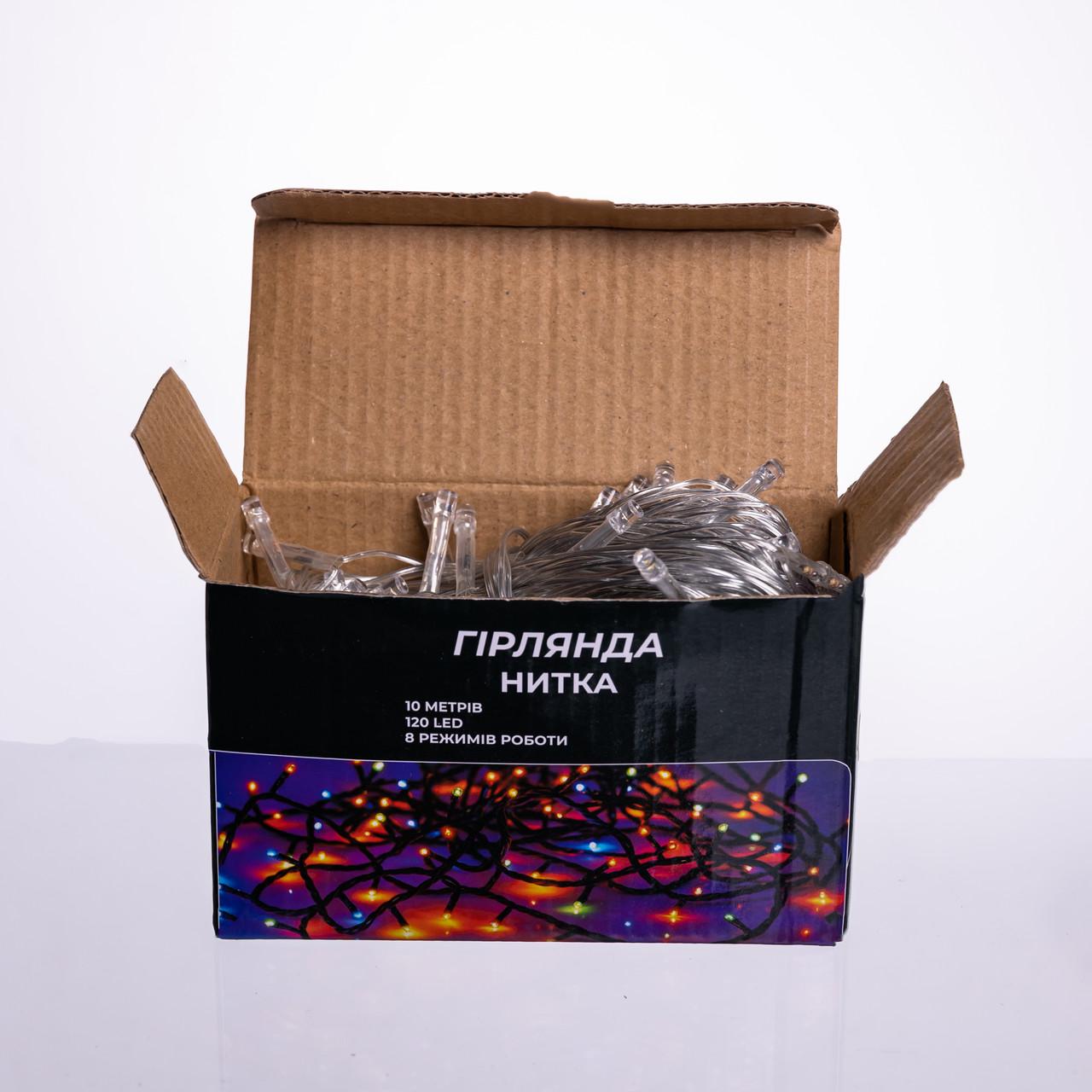 Гірлянда кімнатна Нитка W120LED10MWY 10 м 120 LED Білий/Теплий Білий (29912855) - фото 7 Гірлянда кімнатна Нитка W120LED10MWY 10 м 120 LED Білий/Теплий Білий (29912855) - фото 7