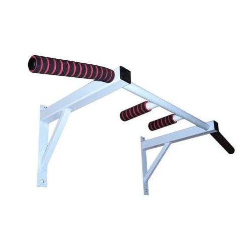 Турник настенный металлический 110 см до 300 кг на разные хваты труба 40х40 мм (2662575504)