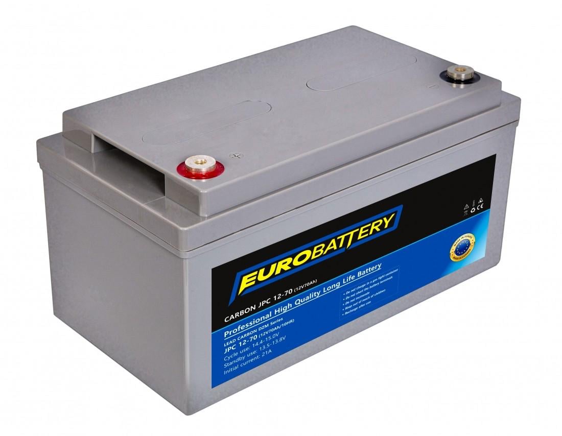 Аккумулятор для ИБП EuroBattery JPC12-70 DZM карбоновый 12в70 Ач (676) - фото 1 Аккумулятор для ИБП EuroBattery JPC12-70 DZM карбоновый 12в70 Ач (676) - фото 1