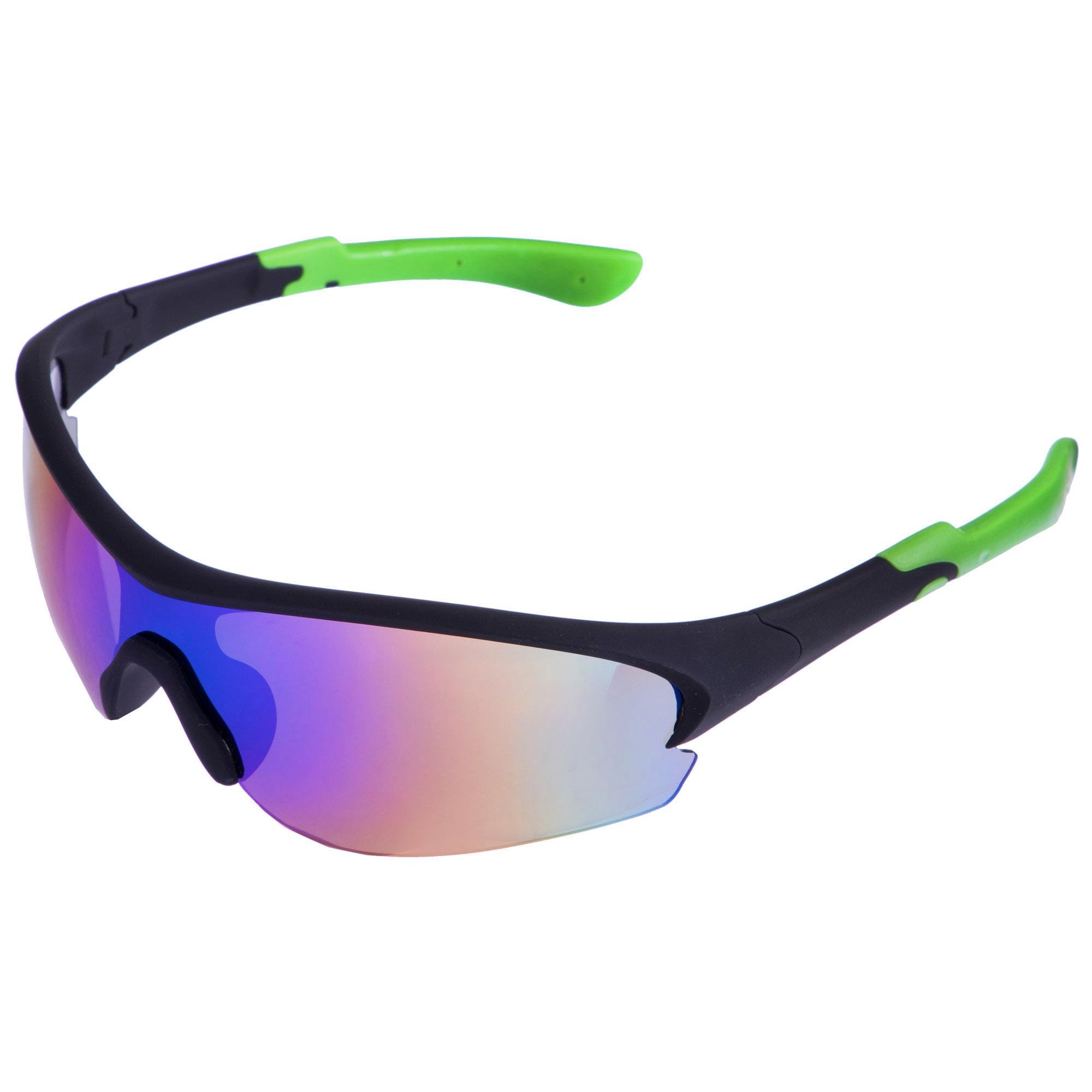 Очки спортивные солнцезащитные SP-Sport MC-5317 Черный с зеленым (NA003076)