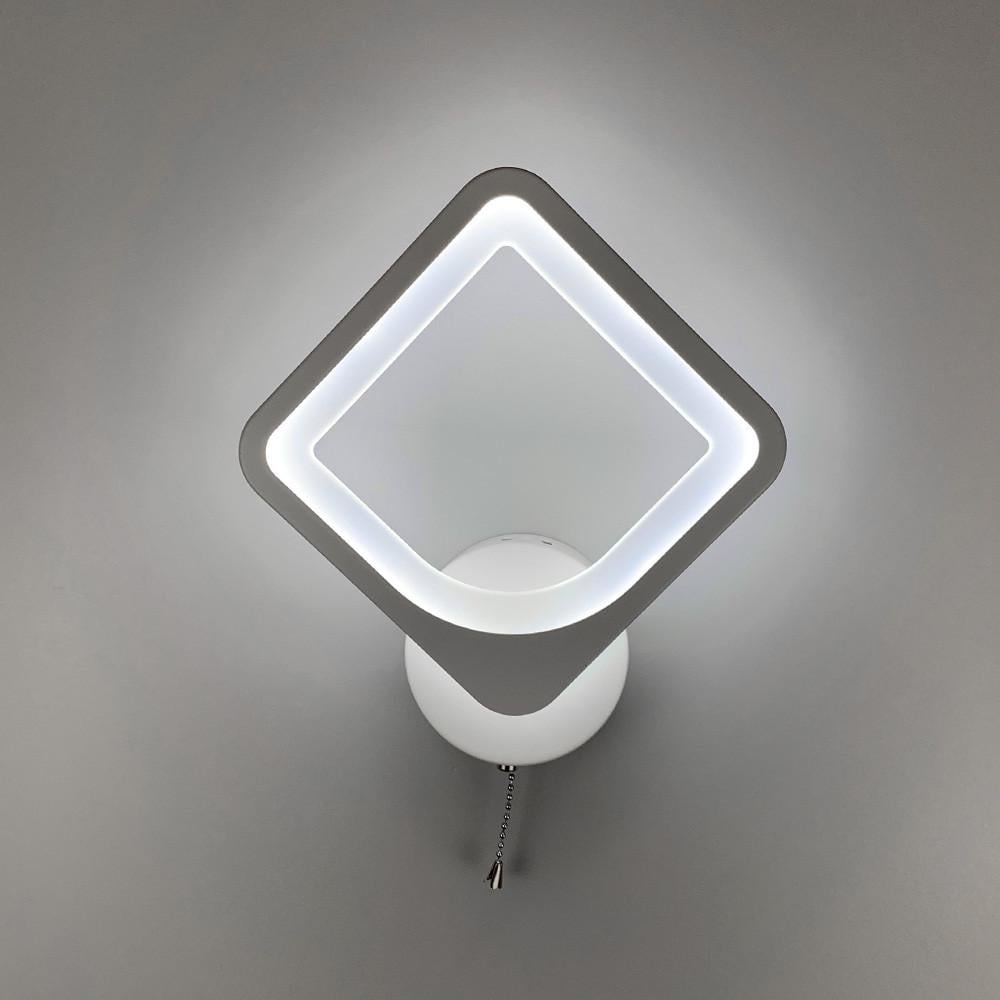 Бра мінімалістичнe LED у білому корпусі (2281/1S WT) - фото 1 Бра мінімалістичнe LED у білому корпусі (2281/1S WT) - фото 1