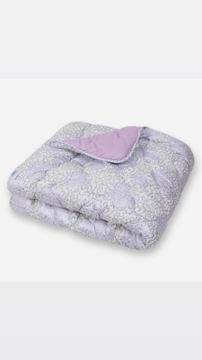 Ковдра подвійна 4 сезони з холлофайбера Arda 21565 175х215 см Фіолетовий (8-6-5161241)