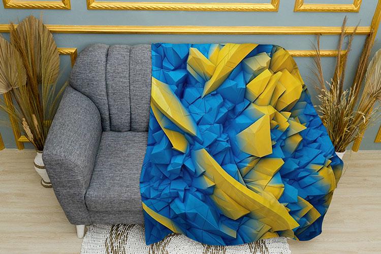 Плед PromoZP Паттерн Украинский Кристалл плюш двухслойный 150х210 см (102436-3) Плед PromoZP Паттерн Украинский Кристалл плюш двухслойный 150х210 см (102436-3)