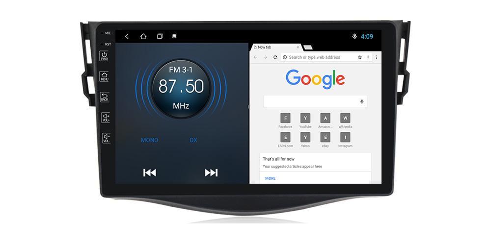 Автомагнітола штатна Phantom DVA-9033 Toyota Rav4 2006-2012 9" (PH-1000)