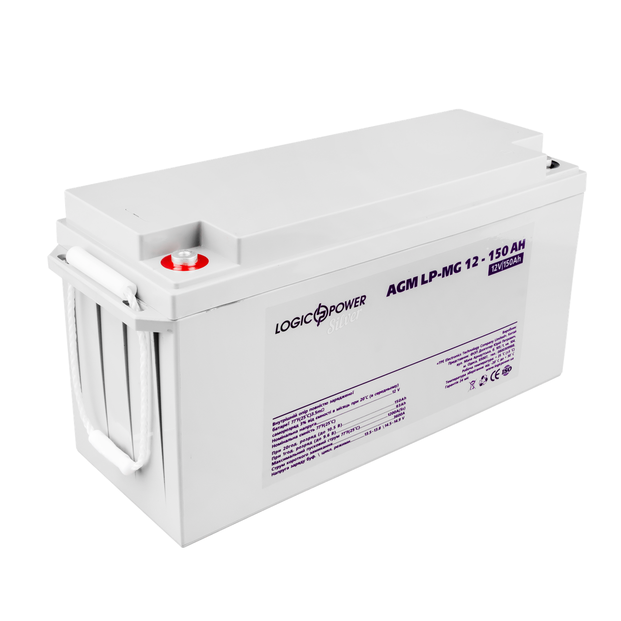 Аккумулятор мультигелевый LP-MG 12V-150 Ah Silver