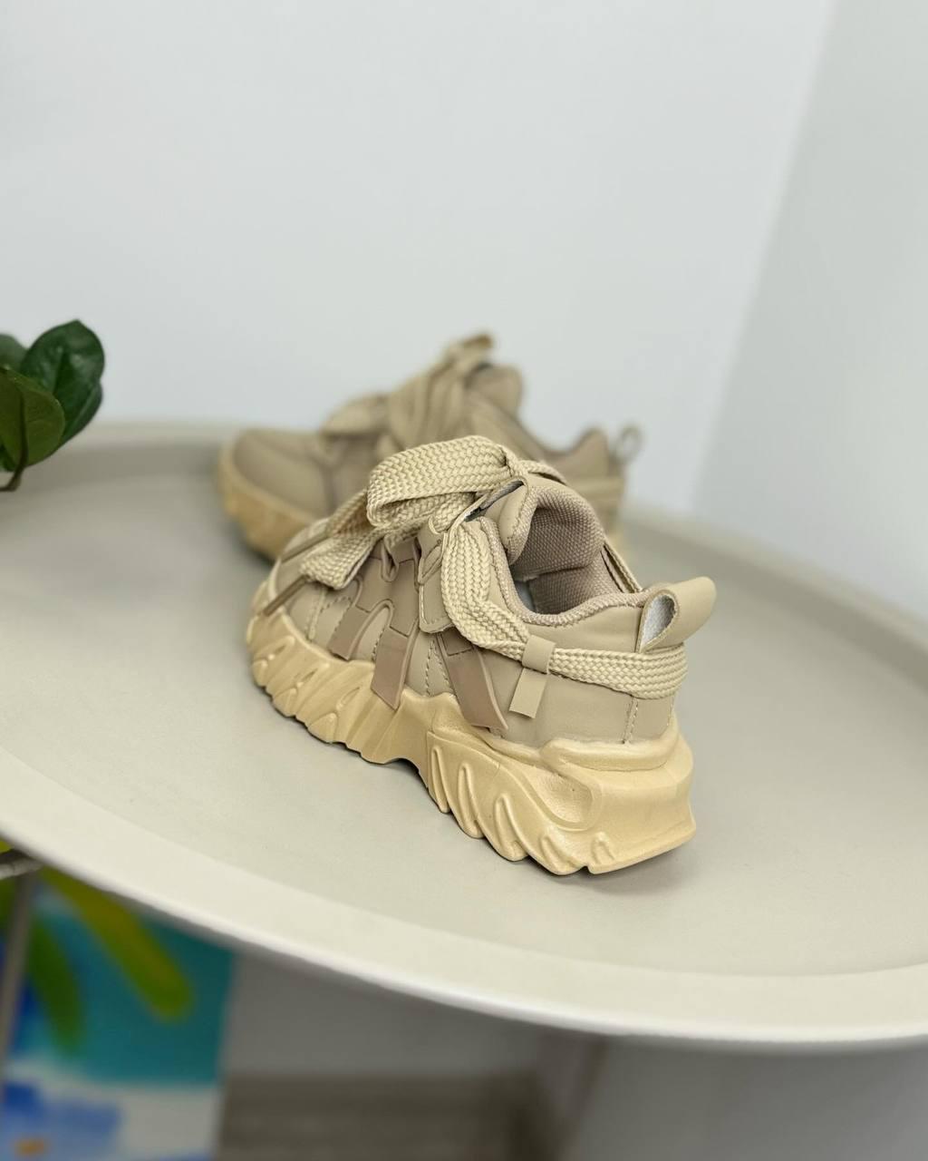 Кроссовки детские р. 28 Бежевый (1243) - фото 5