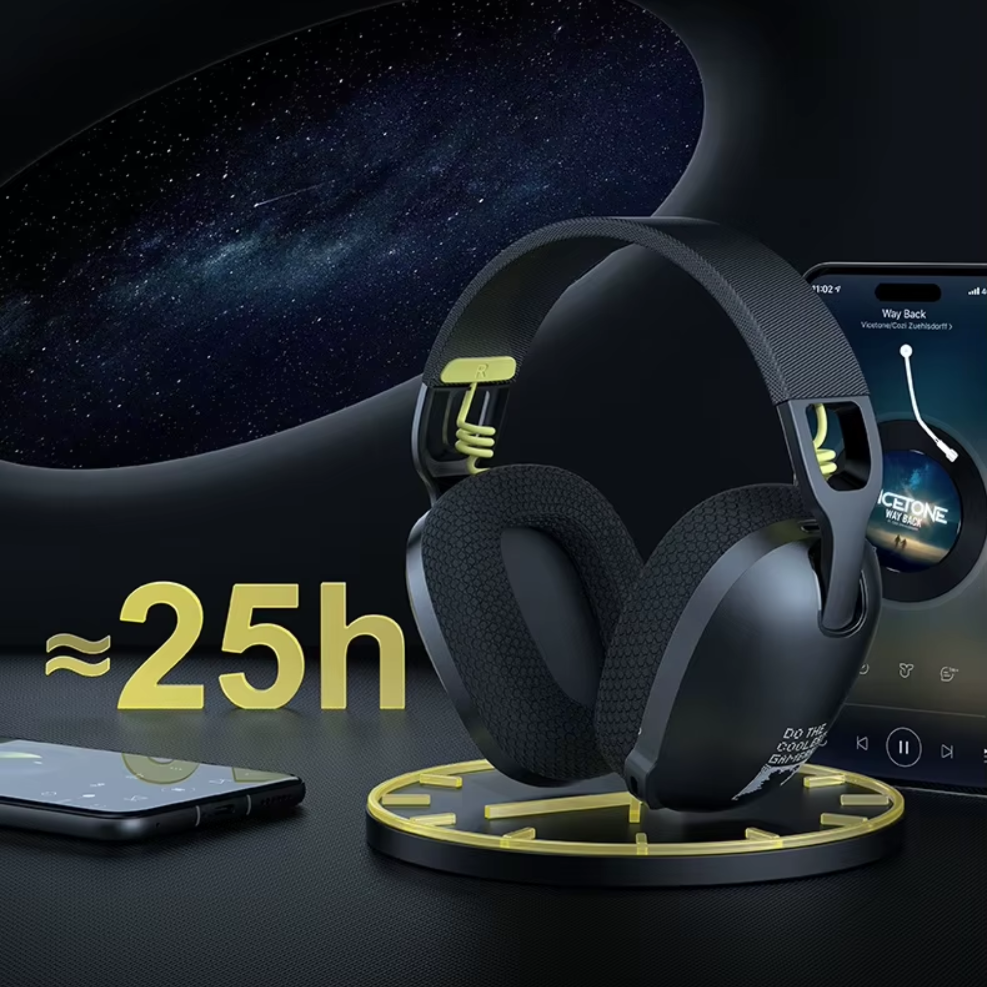 Наушники беспроводные Onikuma B2L с микрофоном Bluetooth 5,3/2,4G/AUX 7,1 для ПК/PS4/PS5/Xbox/телефона Black (25860559) - фото 9 Наушники беспроводные Onikuma B2L с микрофоном Bluetooth 5,3/2,4G/AUX 7,1 для ПК/PS4/PS5/Xbox/телефона Black (25860559) - фото 9