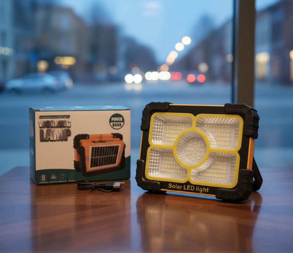 Прожектор светодиодный Working Lamp JN-882 на солнечной батарее для кемпинга (2104618761) - фото 13