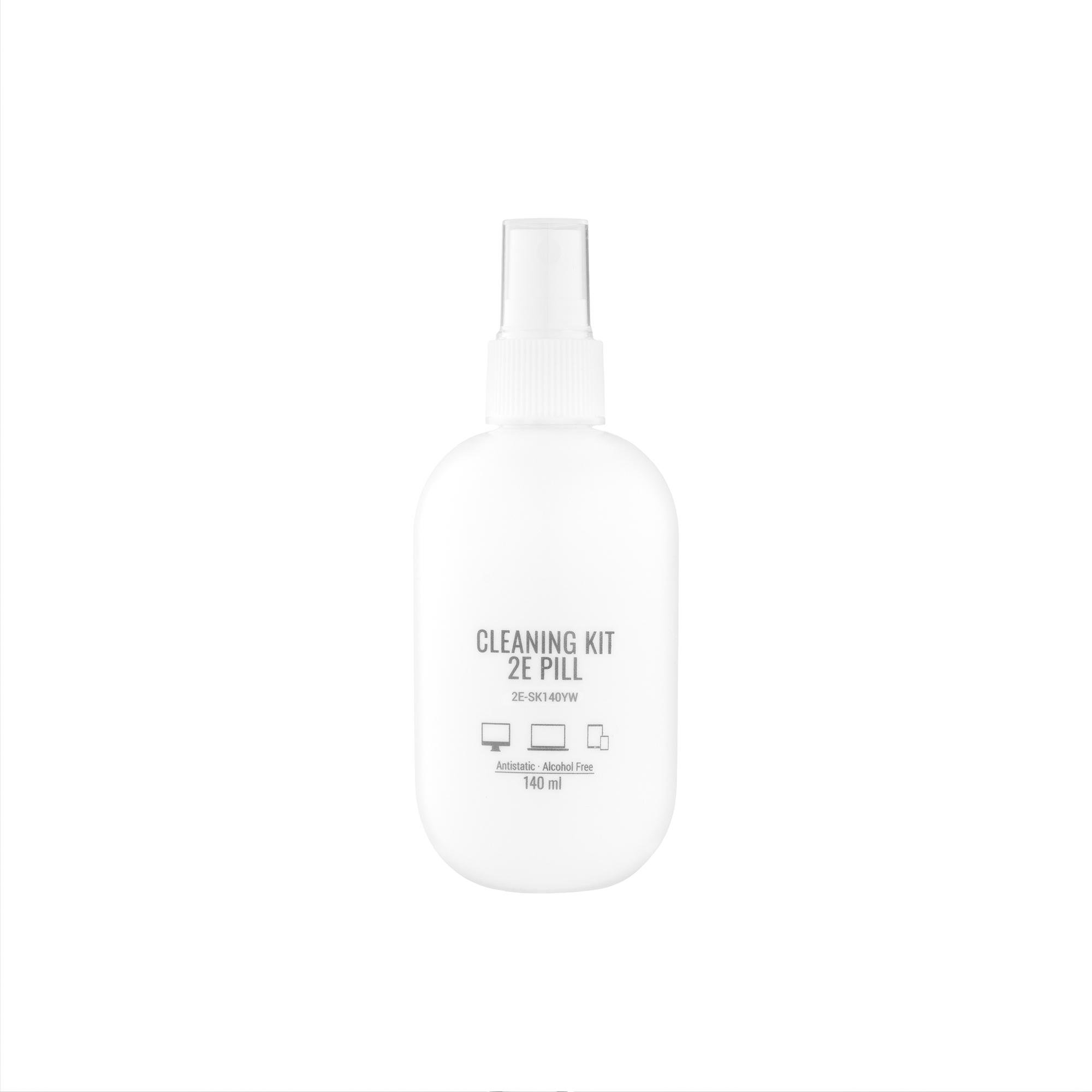 Жидкость для чистки техники 2E PILL 140 мл с салфеткой 20 см Бело-желтый (2E-SK140YW) - фото 3 Жидкость для чистки техники 2E PILL 140 мл с салфеткой 20 см Бело-желтый (2E-SK140YW) - фото 3