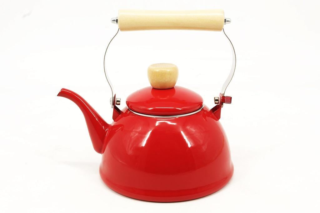Чайник эмалированный 2053 из нержавеющей стали 1,5 л Red (AM0003487)