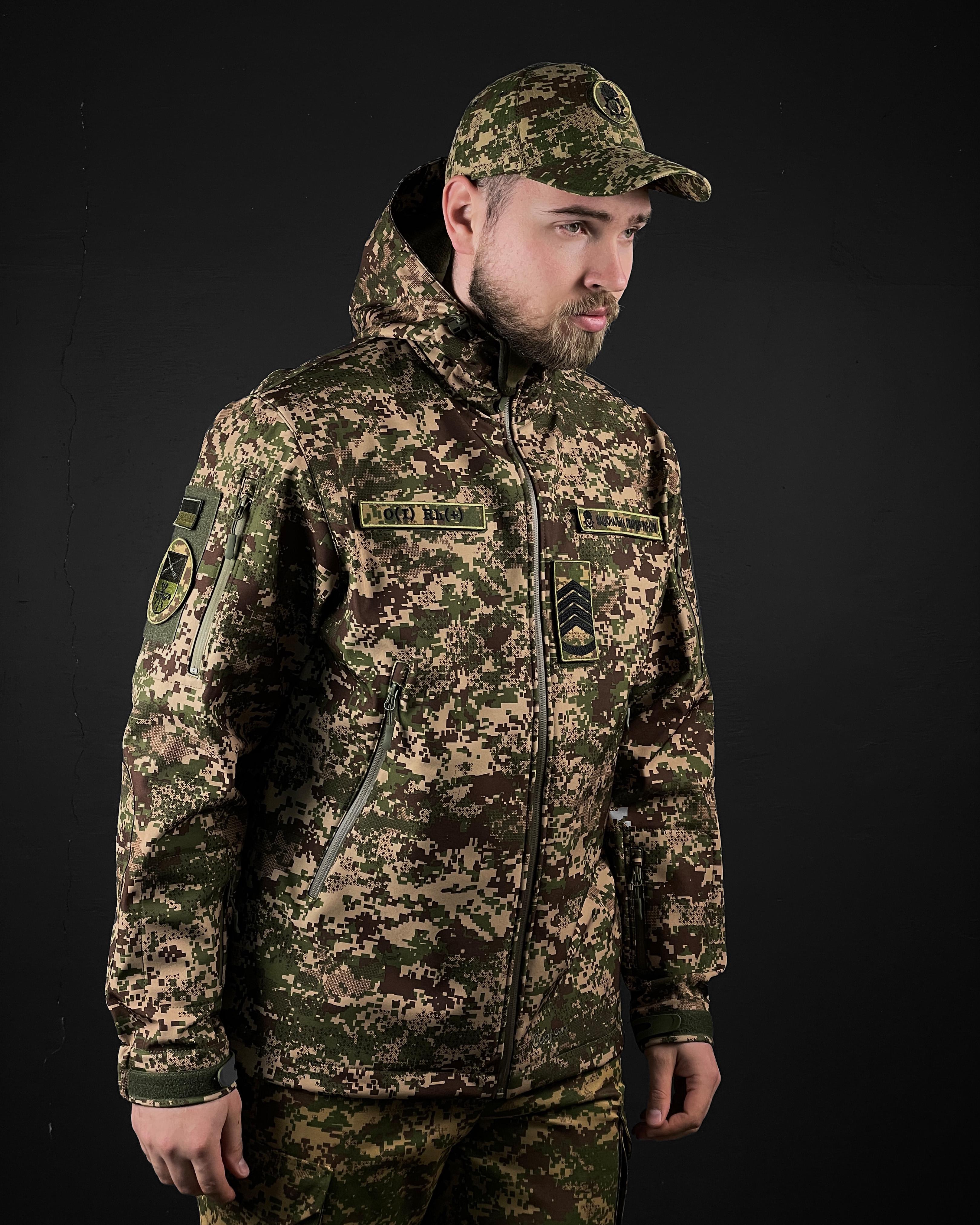 Куртка военная Cooperr Soft Shell II XS Хищник (KUR-1.6.5XL) - фото 3