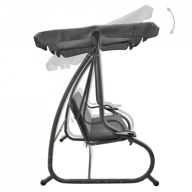 Садова гойдалка JUST GARDEN Relax Comfort Сірий (2660846425) - фото 9 Садова гойдалка JUST GARDEN Relax Comfort Сірий (2660846425) - фото 9
