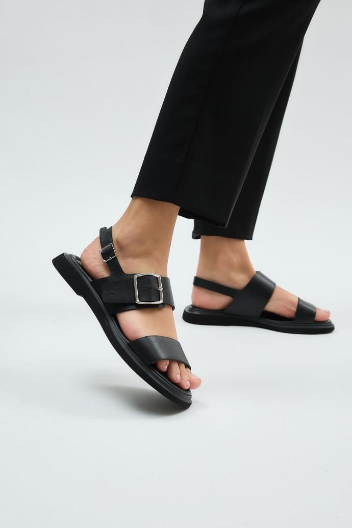 Босоножки женские LONZA кожаные р. 37 Черный (197624) - фото 3 Босоножки женские LONZA кожаные р. 37 Черный (197624) - фото 3