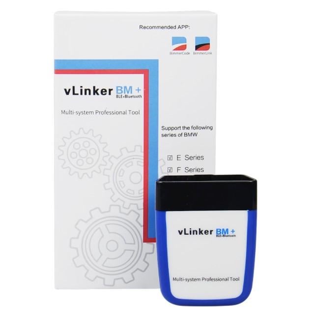 Сканер диагностический Vgate VLinker BM+ OBD2 Bluetooth 4.0 для Android/iOS (1448327951)