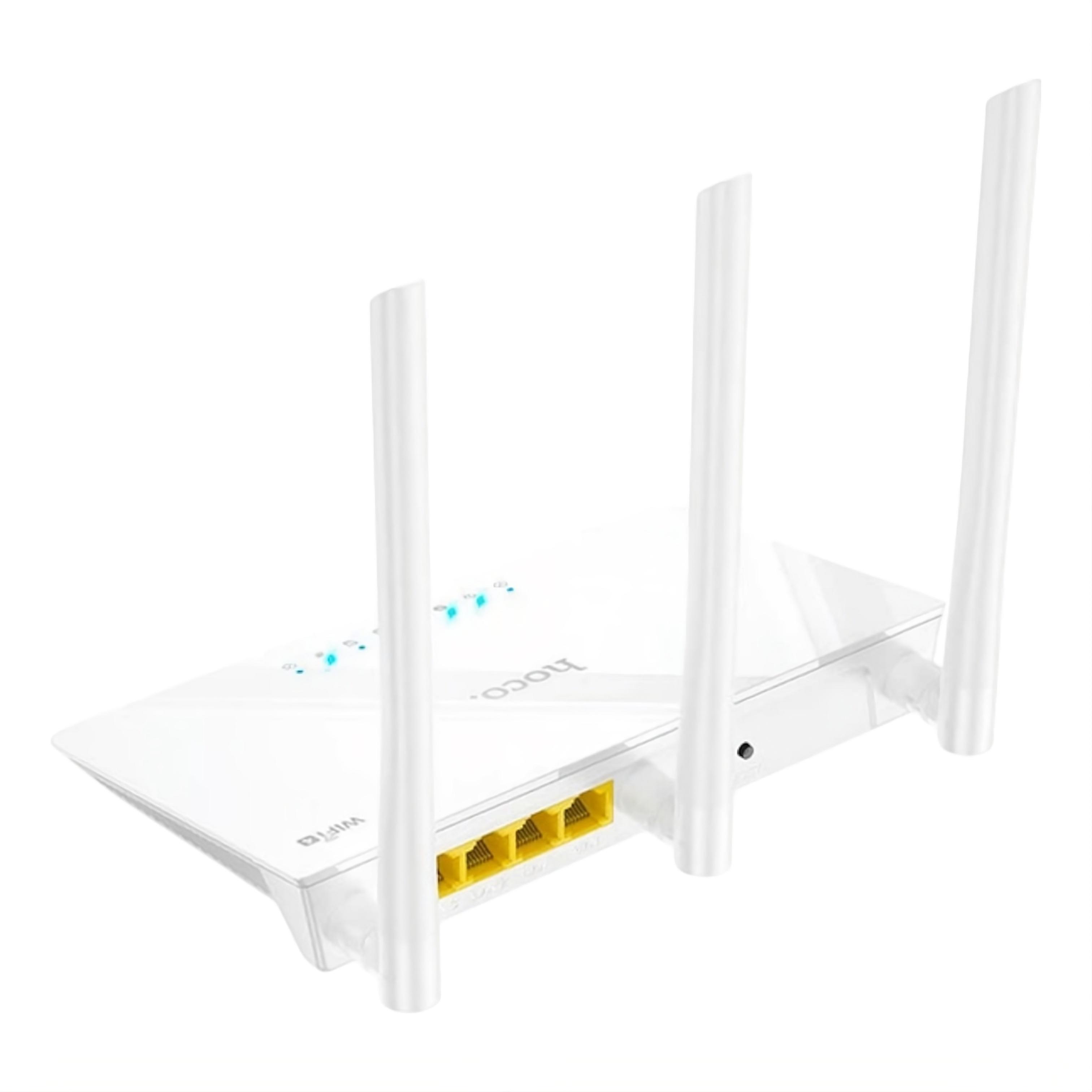 Роутер Hoco WiFi4 HI30 беспроводной 2.4GHz 300Mbps 3 антенны MT7628KN (30775371) - фото 4 Роутер Hoco WiFi4 HI30 беспроводной 2.4GHz 300Mbps 3 антенны MT7628KN (30775371) - фото 4