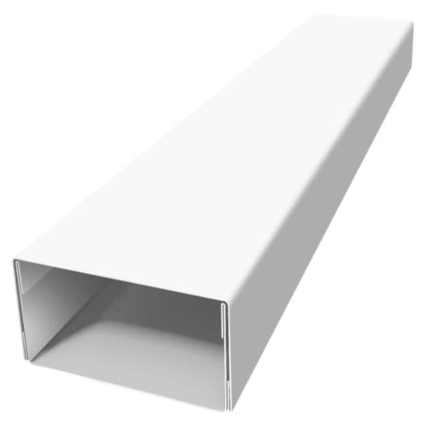 Рельс декоративный SIMBUD 60x35 мм 1 пог. м RAL9003 (658694)