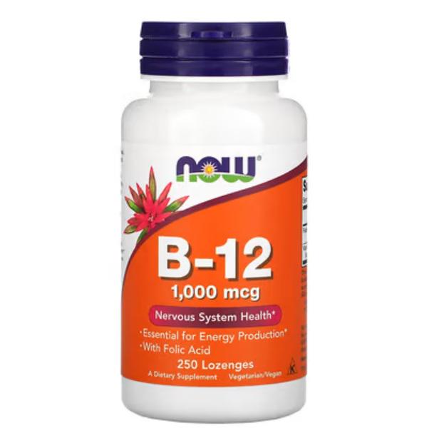 Витамин Б-12 NOW B-12 1000mcg 100 loz (НФ-00000422)