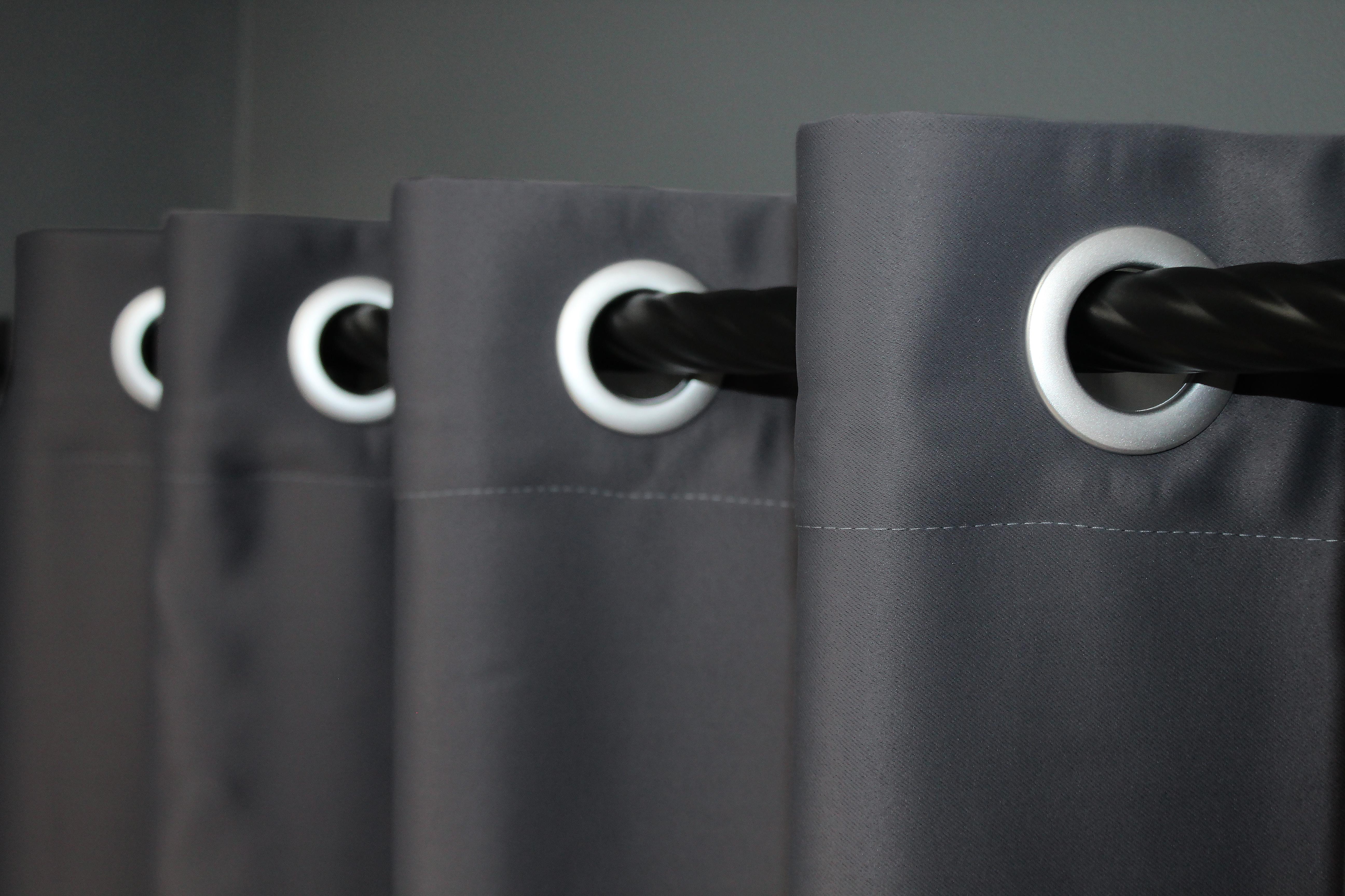 Комплект штор на люверсах VR-Textil Блэкаут Bagema Rvs № 1241ш 150х250 см 2 шт. Темно-серый (37-0013) - фото 6 Комплект штор на люверсах VR-Textil Блэкаут Bagema Rvs № 1241ш 150х250 см 2 шт. Темно-серый (37-0013) - фото 6