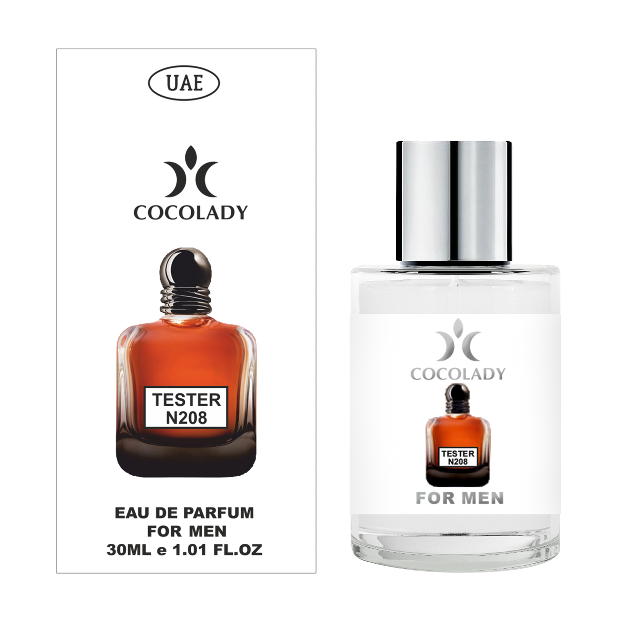 Парфуми чоловічі Cocolady №208 30 мл (23951471)