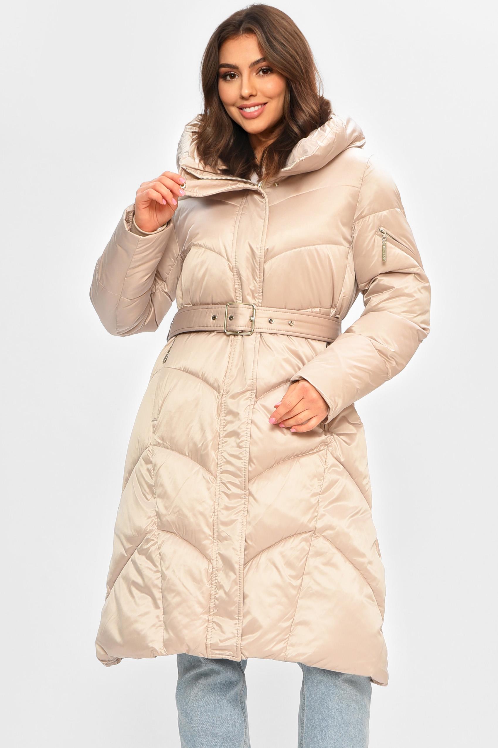 Куртка женская удлиненная зима XL Светло-бежевый (206971) Куртка женская удлиненная зима XL Светло-бежевый (206971)