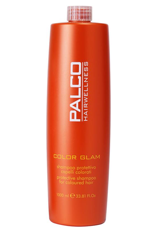 Шампунь для окрашенных волос PALCO Color Glam с льняным маслом 1000 мл (32515)