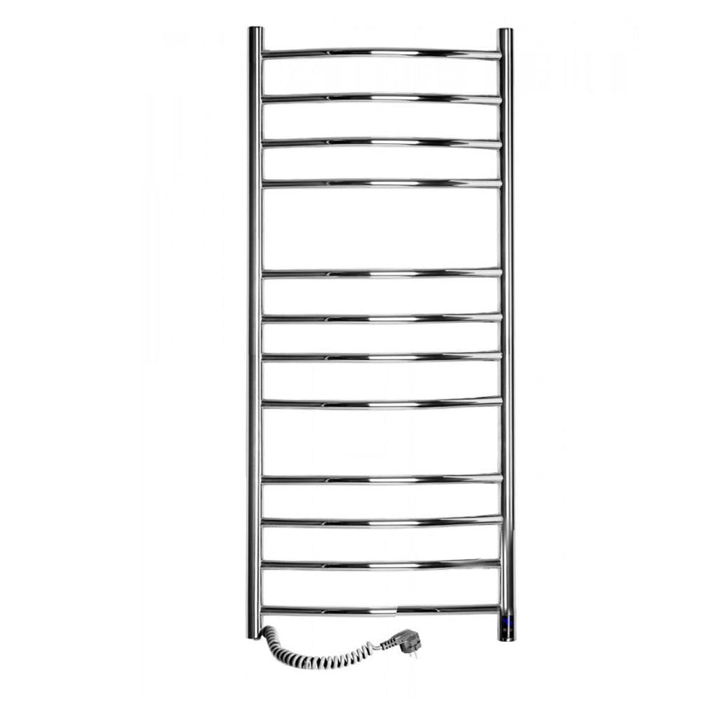 Полотенцесушитель электрический SANTAN Лестница Камелия Sensor левосторонняя 480х1200 мм Нержавеющая сталь (353721)