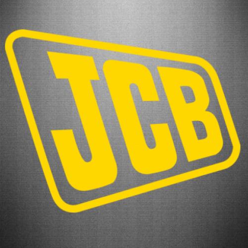 Наклейка JCB (667405-2-59407-25 x 19.4 см.)
