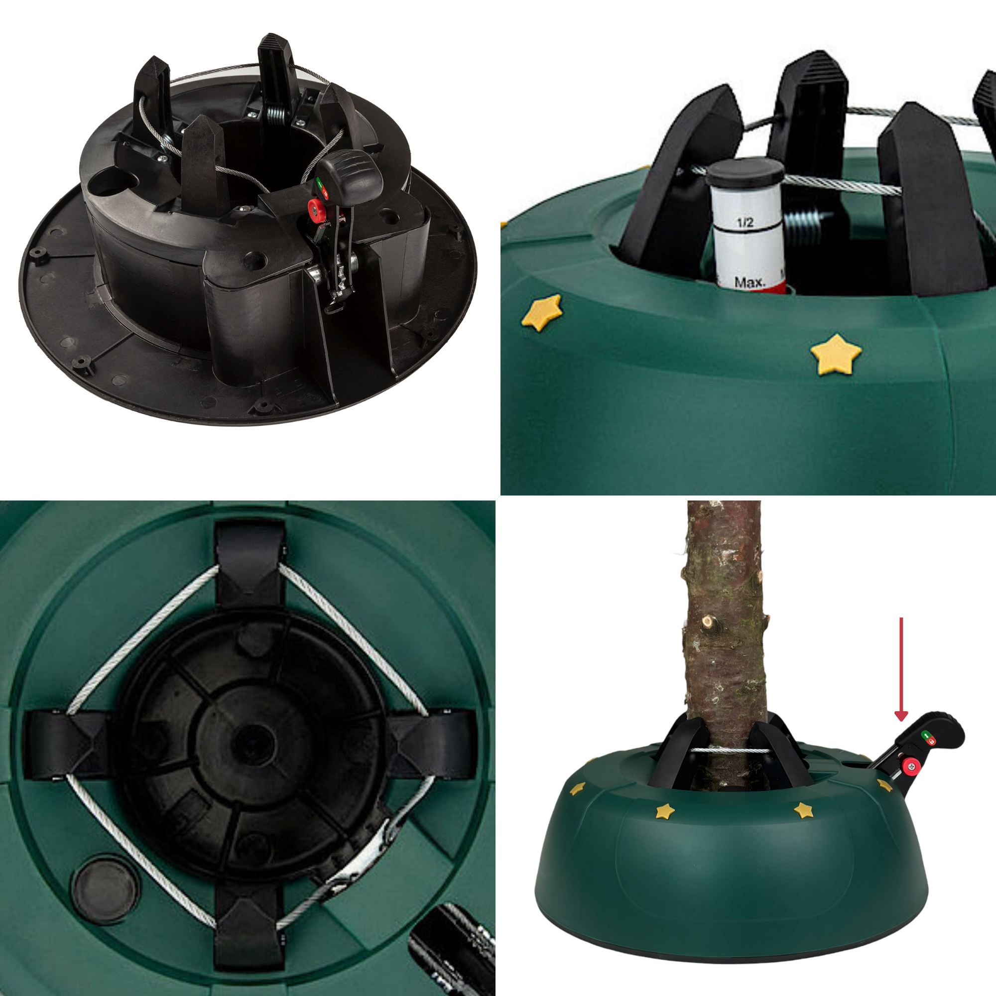 Підставка під ялинку Kamai START 2,5 до 2,5 м Зелений (1593040000011) - фото 7 Підставка під ялинку Kamai START 2,5 до 2,5 м Зелений (1593040000011) - фото 7