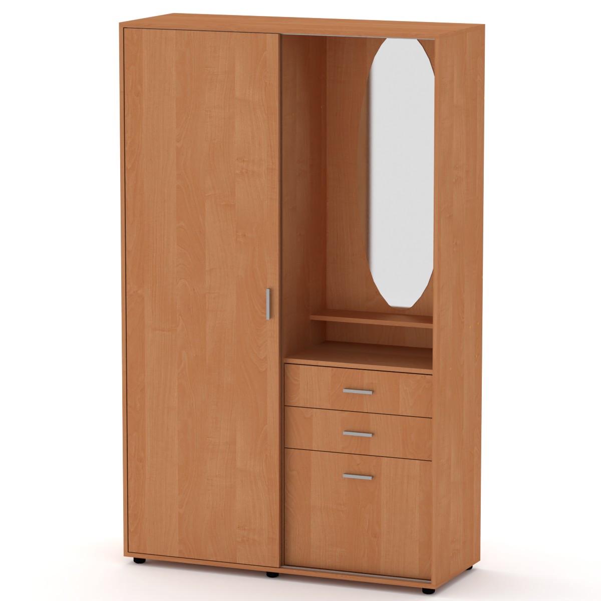 Прихожая-купе Компанит Алена 120х44,8х195 см Ольха (26623637)