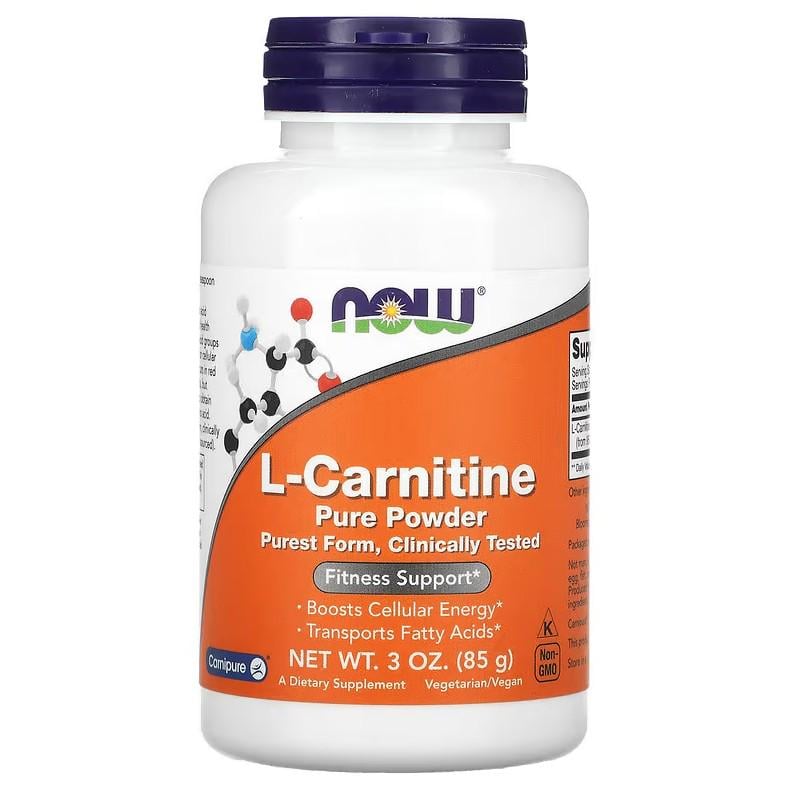 Жиросжигатель Now Foods L-Carnitine Pure Powder 85 г