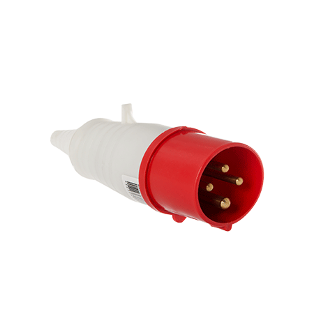 Силова вилка АСКО-УКРЕМ ВП ECO-024 3P+PE 32А 400 В переносна IP44 Червоний (ECO016010005) Силова вилка АСКО-УКРЕМ ВП ECO-024 3P+PE 32А 400 В переносна IP44 Червоний (ECO016010005)