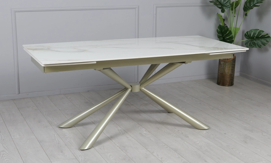 Стол раскладной Рим 1800/2600x900x750 мм Белый (2147483784) - фото 3