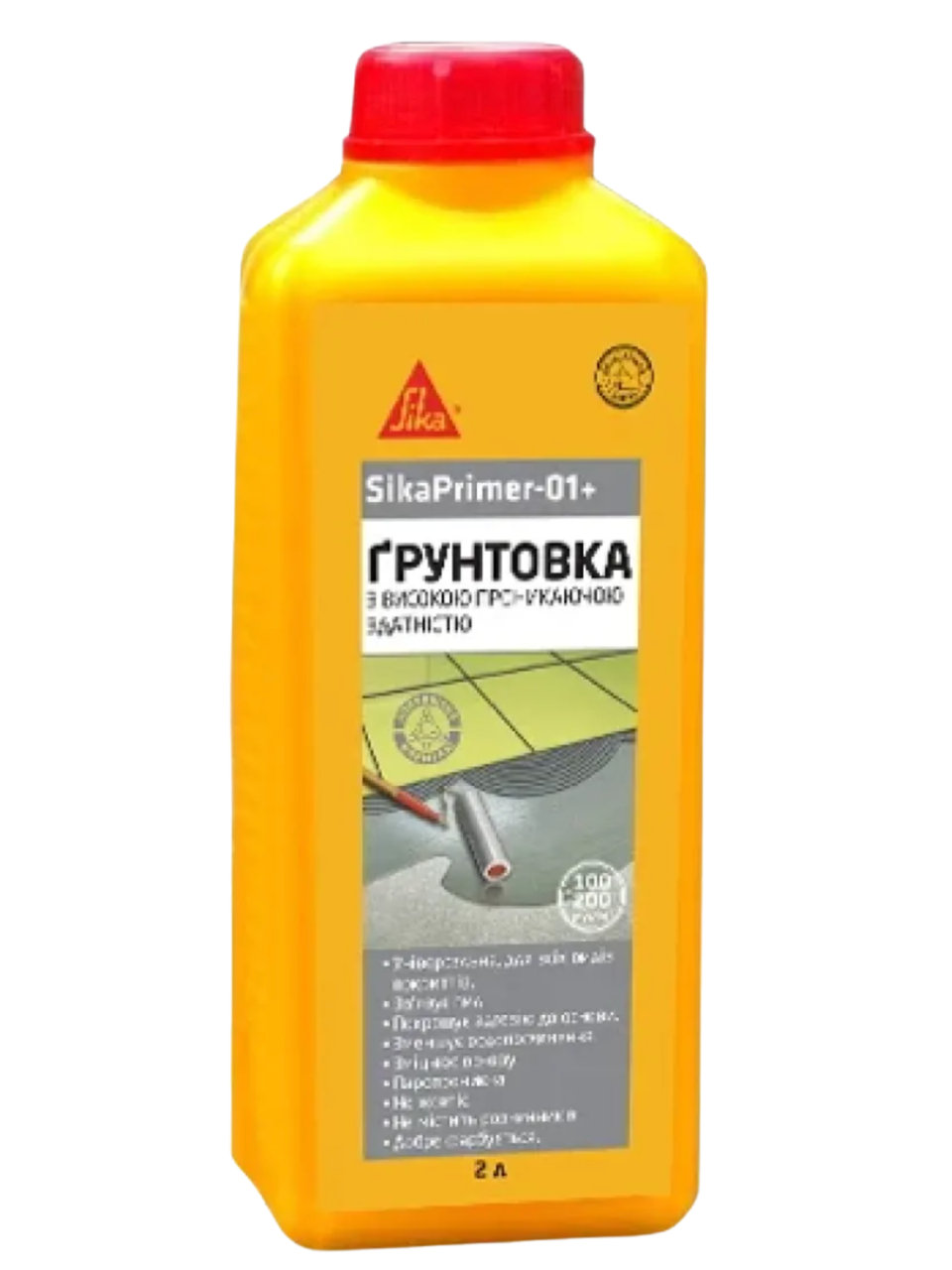 Грунтовка универсальная Sika Primer 01 для ячеистых поверхностей 2 л (731877)