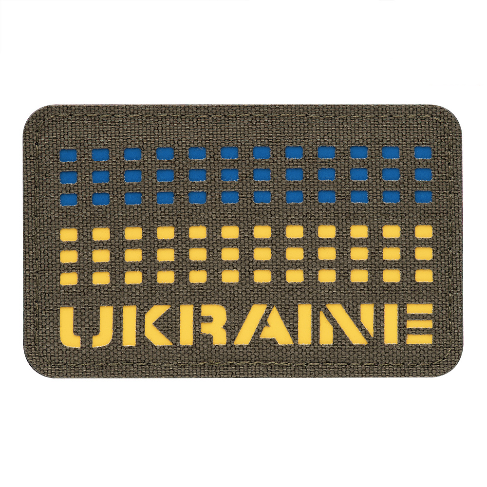 Нашивка M-Tac Ukraine Laser Cut Ranger Green/Yellow/Blue