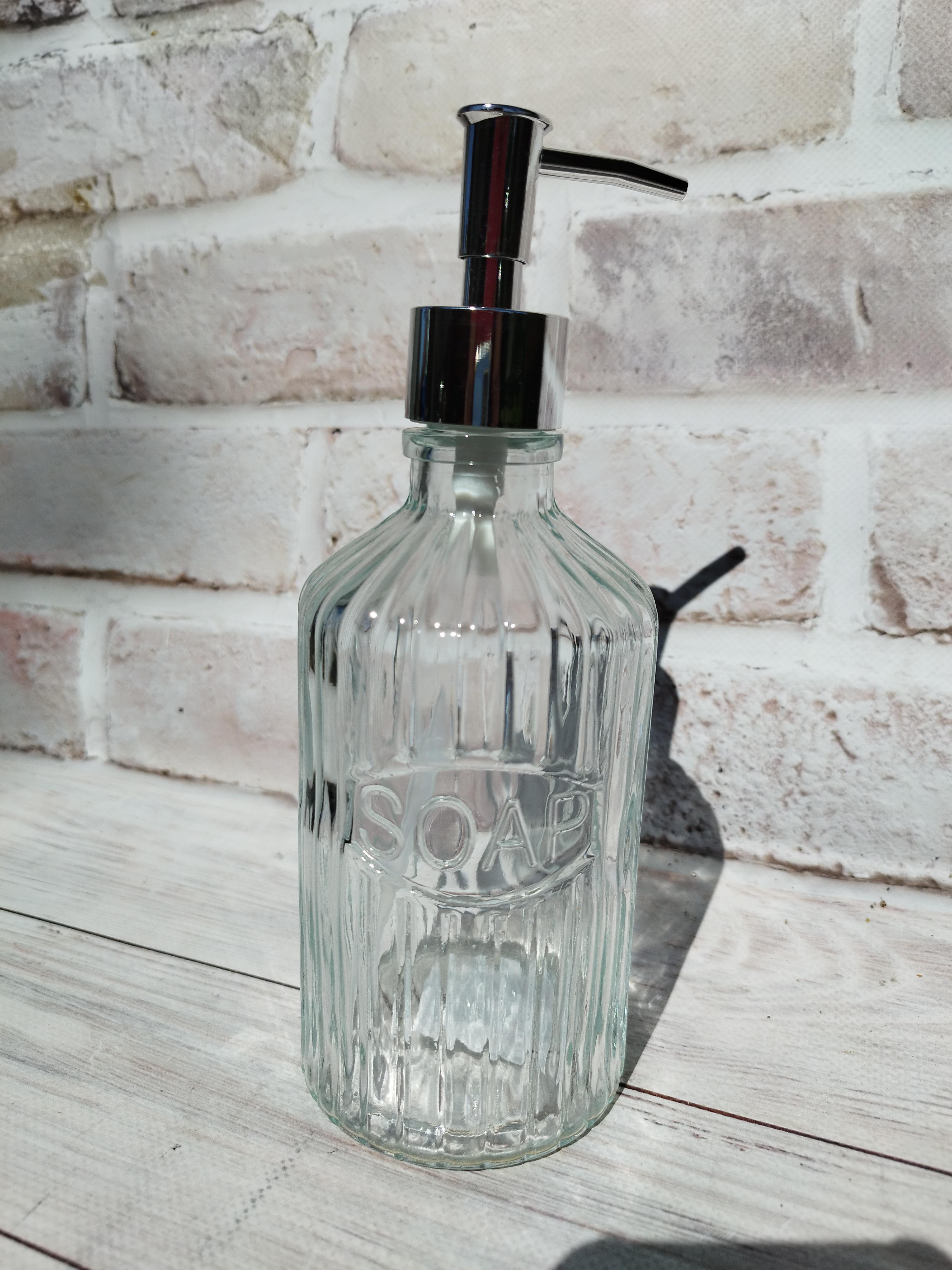 Дозатор для жидкого мыла SNT Soap стекло 580 мл (888-04)